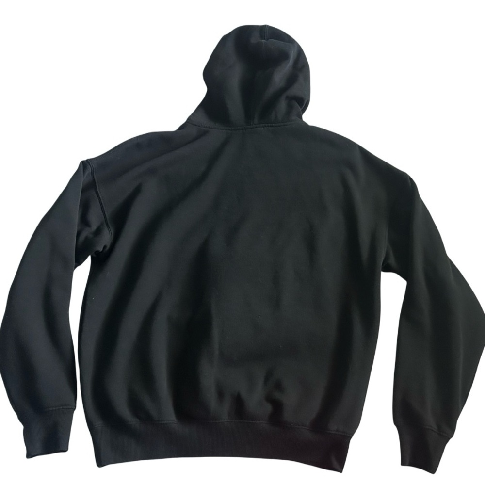 North Western MFG Black Womens Minimalistic Small Hoodie - Picture 2 of 3
